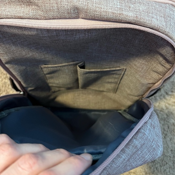 Purple Backpack with laptop sleeve - Picture 2 of 6